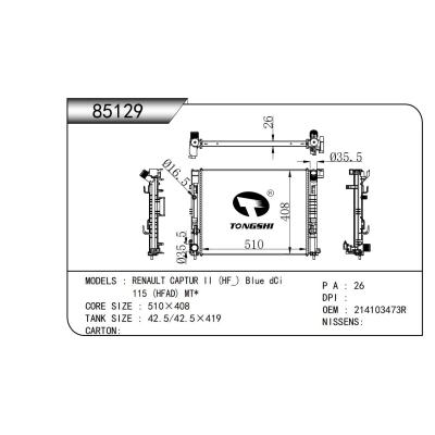 適用于 雷諾卡繽 II (HF_) Blue dCi 115 (HFAD) MT* 散熱器